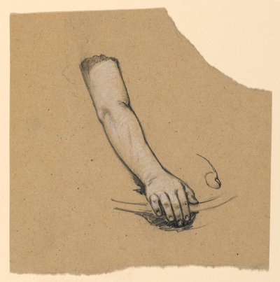elin orta pazı çalışması by Elihu Vedder