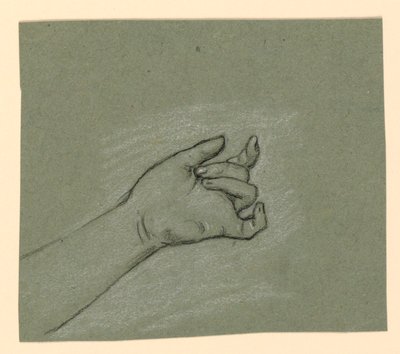 bilek ve sol el çalışması by Elihu Vedder