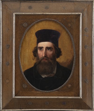 Danimarkalı ressam Thorald Læssøe'nin portresi (1816-1878) by Elisabeth Jerichau Baumann