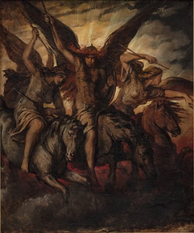 Valkyrieler by Elisabeth Jerichau Baumann