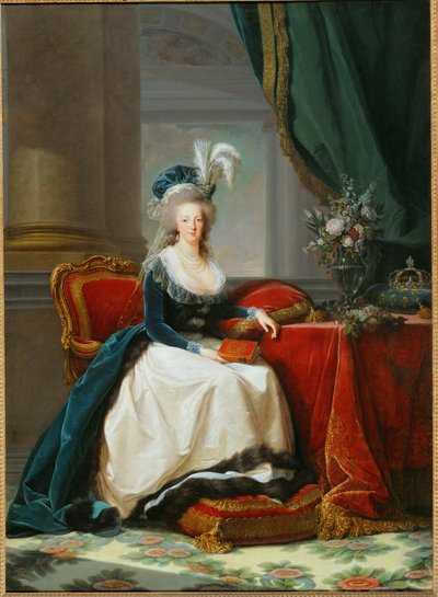 Kraliçe Marie-Antoinette by Elisabeth Louise Vigee-Lebrun
