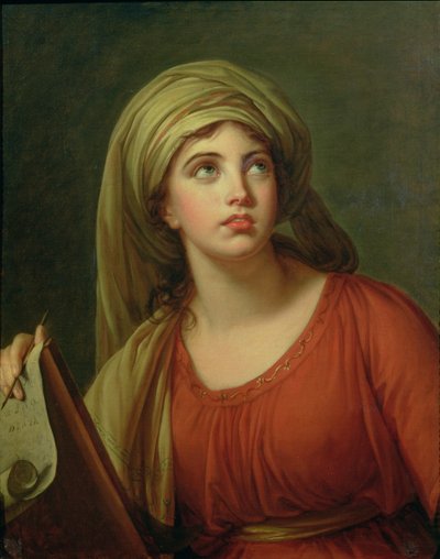 Emma Hart'ın portresi (c.1765-1815), daha sonra Lady Hamilton, bir Sibyl olarak, c.1792 by Elisabeth Louise Vigee Lebrun