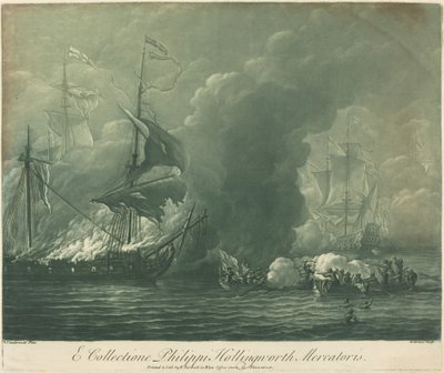 Philip Hollingworth Koleksiyonundan Nakliye Sahnesi by Elisha Kirkall after Willem van de Velde the Elder