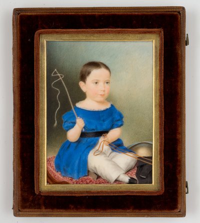Stephen Salisbury III (1835-1905) 1838 (fildişi üzerine wc) by Eliza Goodridge