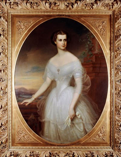 Elisabeth (Sissi), 1854 yılında Avusturya İmparatoru (resim) by Eliza Turck