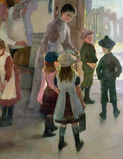 Okul Bitti, 1889 (77650 detayı) by Elizabeth Adela Stanhope Forbes