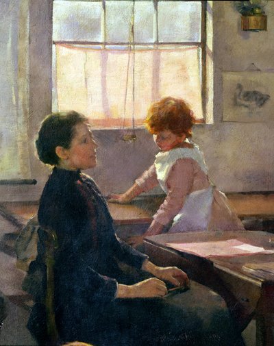 Okul Bitti, 1889 (77650 detayı) by Elizabeth Adela Stanhope Forbes
