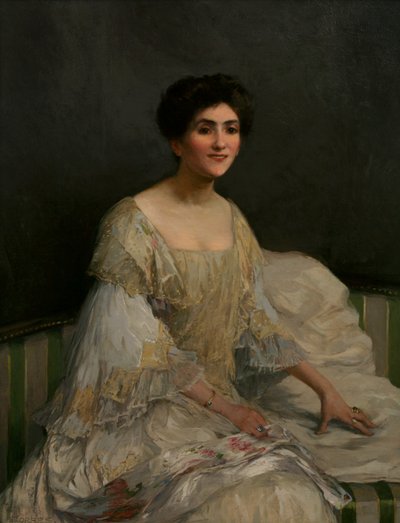 Gelin (Lady Forbes), 1889 dolayları by Elizabeth Adela Stanhope Forbes