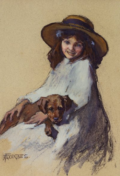 Yavrusu olan genç kız by Elizabeth Adela Stanhope Forbes