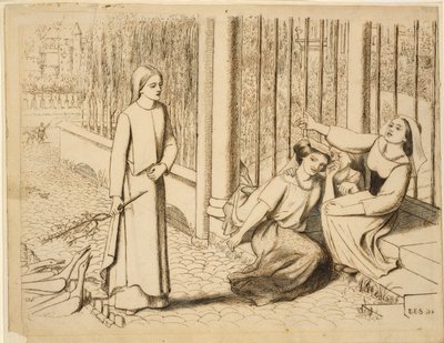 Pippa Geçişleri, 1854 by Elizabeth Siddal
