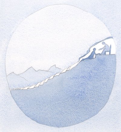 Mesih bana selamıyla acının bile unutulduğu ruhun içindeki gerçek mabede nasıl ulaşacağımı öğretti., 2001 (kağıt üzerinde w/c) by Elizabeth Wang