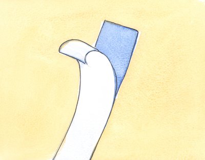 Tanrı, fiziksel olarak zayıf olduğumuzda bile iş başında, 2002 (kağıt üzerinde w/c) by Elizabeth Wang