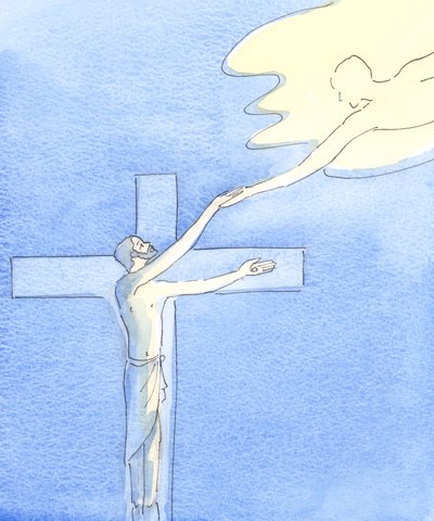 Mesih, kendisine gelen herkesin Cennete ulaşabileceği bir köprüyü Calvary