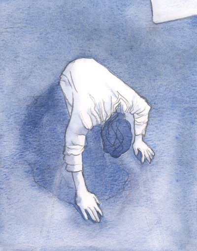 İsa, Getsemani Bahçesinde Cennetteki Babasına acı içinde dua etti, 2000 (kağıt üzerinde w/c) by Elizabeth Wang
