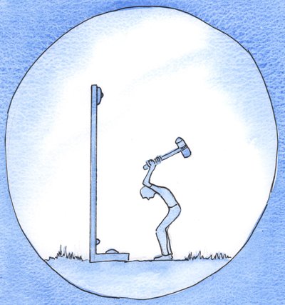 Kutsallık Hakkındaki Gerçek, 2003 (kağıt üzerinde w/c) by Elizabeth Wang