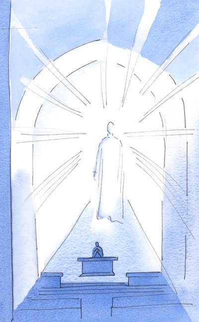 "Rab? Yoksulları Yükseltiyor mu? Onları prensler arasına katmak için" diye işittik. Sonra Cennetin Prensi Mesih aramızdaydı, 2002 (kağıt üzerinde) by Elizabeth Wang
