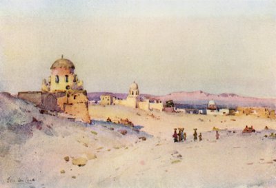 Arap Mezarlığı, Assuan (renkli taş) by Ella Du Cane