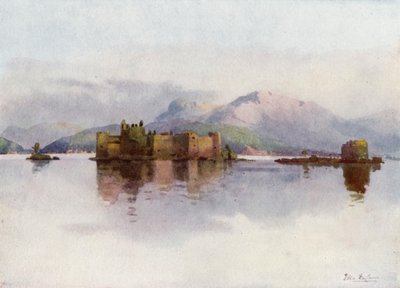 Cannero, Lago Maggiore (renkli taş) by Ella Du Cane