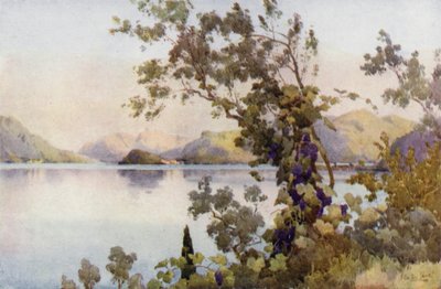 Akşam, Como Gölü (renkli taş) by Ella Du Cane
