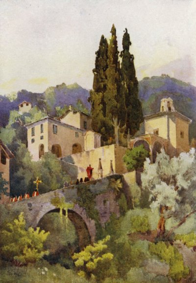 Our Lady of Peace, Como Gölü (renkli taş) by Ella Du Cane