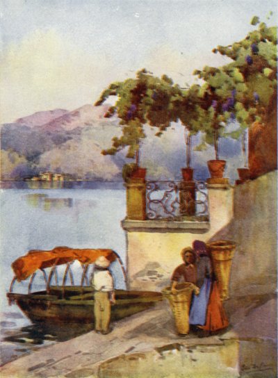 Pazardan Ayrılmak (renkli taş) by Ella Du Cane