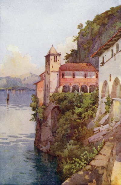 Santa Caterina, Maggiore Gölü (renkli taş) by Ella Du Cane