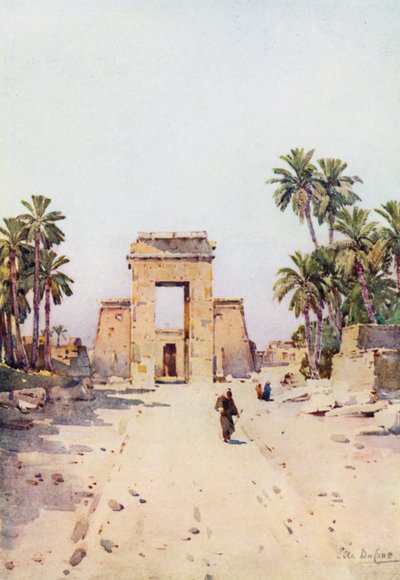 Euergetes Geçidi, Karnak (renkli taş) by Ella Du Cane