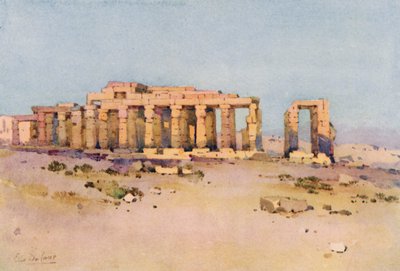 Ramesseum (renkli taş) by Ella Du Cane