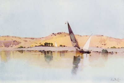 Esintiyi Beklerken, Sabah Erken, Assuan (renkli taş) by Ella Du Cane