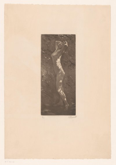 güneş ışığı altında çıplak kadın by Ellinnot (signed by artist)