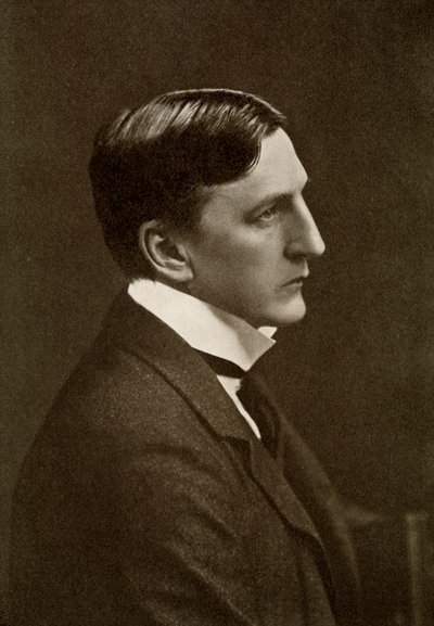 Alfred Edward Woodley Mason, İngiliz yazar, 1910. by Elliott and Fry