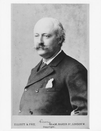 Portrait of Sir Hubert Parry (1848-1918)  by Elliott und Fry Studio