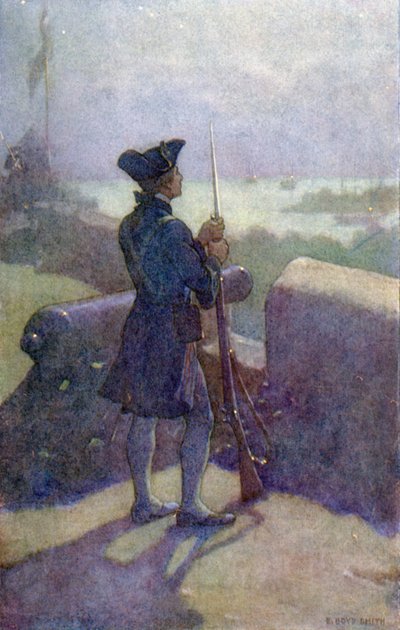 Orada sıradan bir asker olarak düzenli olarak görevimi yerine getirdim. by Elmer Boyd Smith