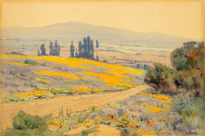Kaliforniya Bahar Manzarası, yaklaşık. 1920. by Elmer Wachtel