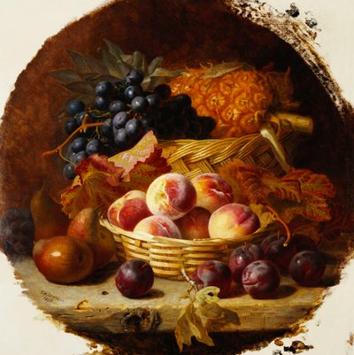 Şeftali, Erik, Armut ve Ananas, 1896 by Eloise Harriet Stannard