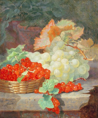 Frenk üzümü ve üzüm, 1864 by Eloise Harriet Stannard