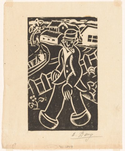 Boer by Else Berg (signed by artist)