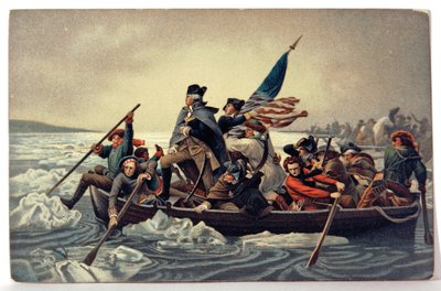 Tarih. AMERİKA BİRLEŞİK DEVLETLERİ. George Washington Delaware'i geçti by Emanuel Gottlieb (after) Leutze
