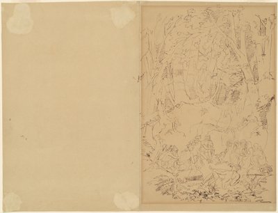 Kızılderililere Vaaz Eden On Sekizinci Yüzyıl Sömürgeci by Emanuel Gottlieb Leutze