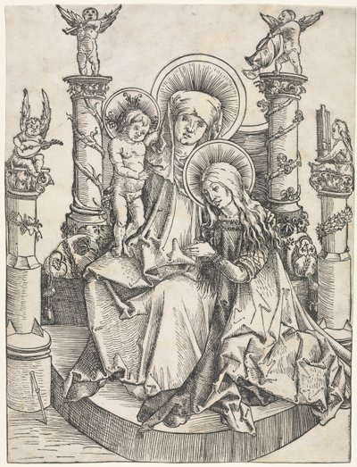 Aziz Anne, Bakire ve İsa Çocuk by Emanuel de Witte