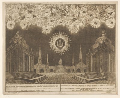 Vuurwerk in Moskou bij de viering van het einde van de Russisch-Turkse Oorlog, 1775 (IV Yasası) Rusya ile Babıali arasında yapılan Barış Kutlamaları vesilesiyle Majestelerinin huzurunda ateşlenen Havai Fişeklerin Temsili (dizi by Emel