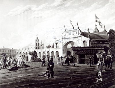 Daniel Havell (1785-1826) 1820 tarafından kazınmış Pazar Yeri, by Emeric Essex Vidal