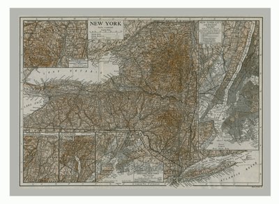 New York haritası, 1900