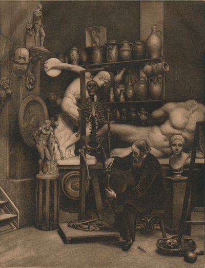 Bay Heatherleys Tatili: Stüdyo Hayatında Bir Olay, c1874. by Emery Walker