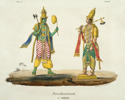 Parashurama, de Marlet ve du Bouloi tarafından oyulmuş by Emil Beau