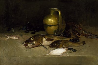 Balıklı Natürmort, 1897 by Emil Carlsen
