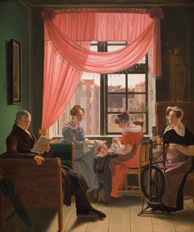 Aile portresi by Emil Ditlev Bærentzen