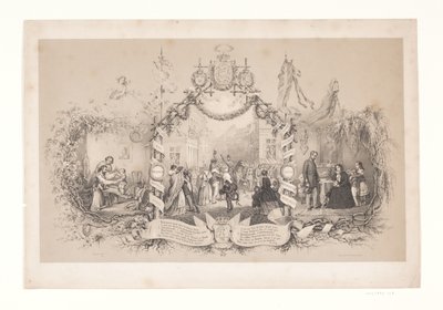 1848-1850 savaşından sonra birliklerin dönüşüne ilişkin hatıra levhası by Emil Ditlev Bærentzen