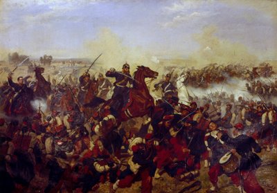 The Battle of Mars de la Tour on the 16th August 1870, 1878  by Emil Huenten