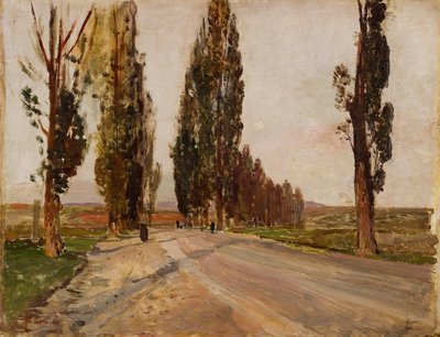 Plankenberg yakınlarındaki Kavak Bulvarı, c. 1890 by Emil Jakob Schindler